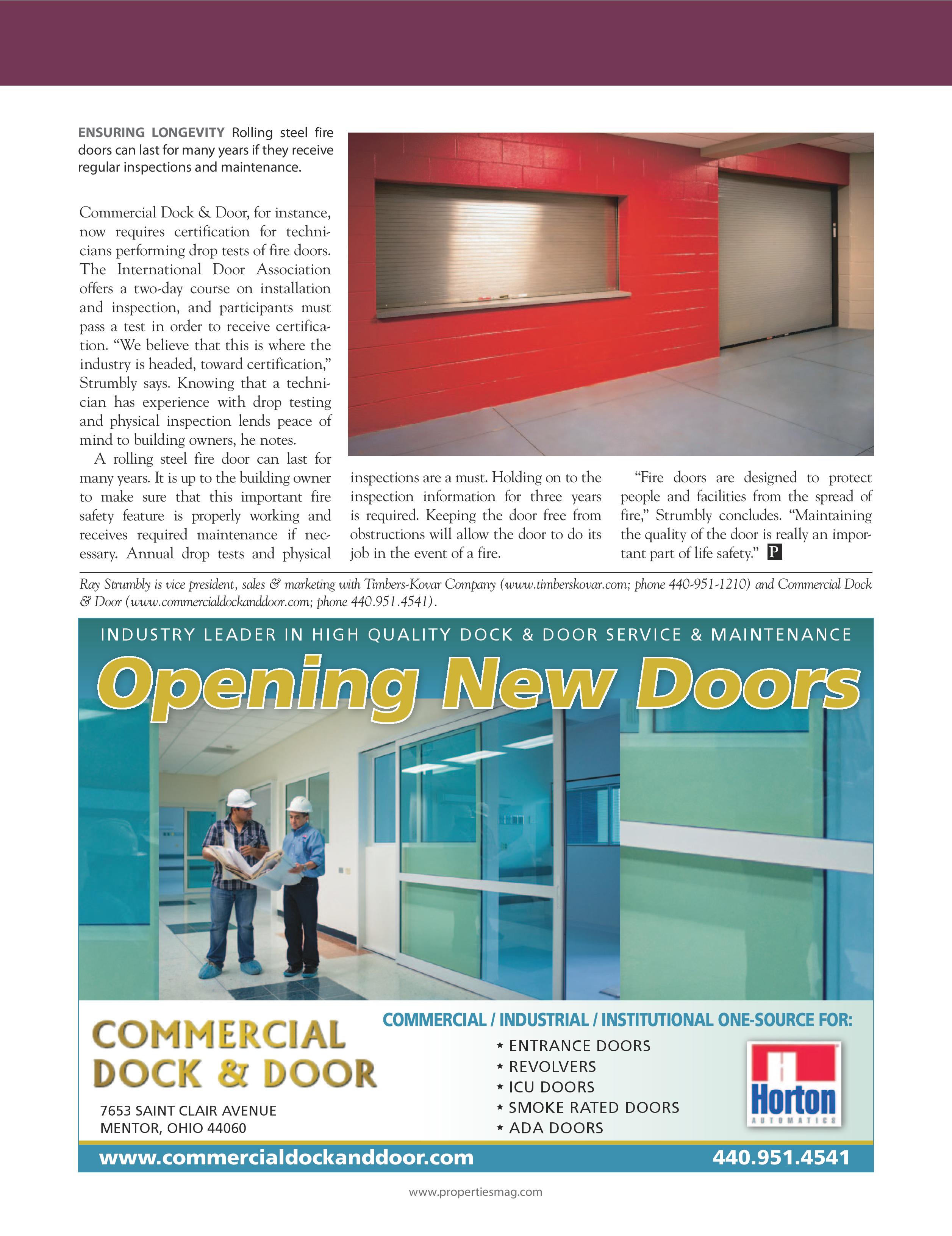 Annual Inspections Pg 2 TimbersKovar