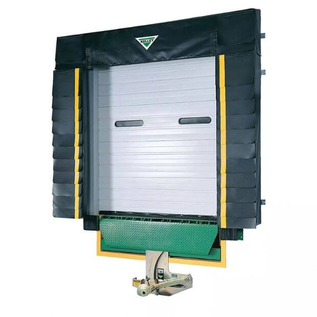 DSHL Series L-Shaped Side Pad Foam Dock Seal With Head Curtain